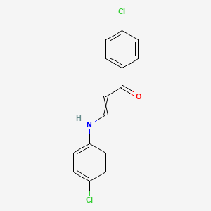 1-(4-Chlorophenyl)-3-[(4-chlorophenyl)amino]prop-2-en-1-one