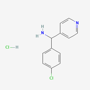 1-(4-Chlorophenyl)-1-(pyridin-4-yl)methanamine hydrochloride