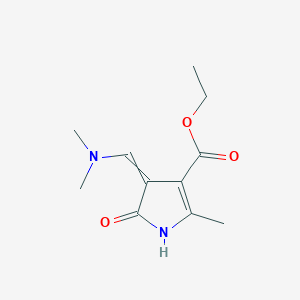 ethyl 4-[(dimethylamino)methylidene]-2-methyl-5-oxo-4,5-dihydro-1H-pyrrole-3-carboxylate