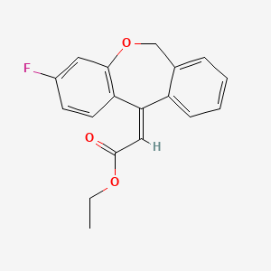 ethyl (2Z)-2-(3-fluoro-6H-benzo[c][1]benzoxepin-11-ylidene)acetate