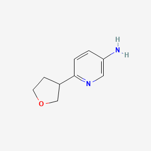 6-(Oxolan-3-yl)pyridin-3-amine