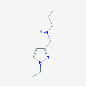 [(1-ethyl-1H-pyrazol-3-yl)methyl](propyl)amine