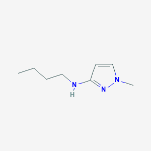 molecular formula C8H15N3 B11737461 N-butyl-1-methyl-1H-pyrazol-3-amine 