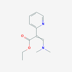 Ethyl 3-(dimethylamino)-2-(pyridin-2-yl)prop-2-enoate