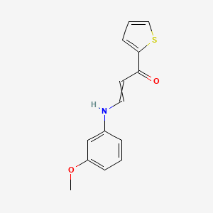 3-[(3-Methoxyphenyl)amino]-1-(thiophen-2-yl)prop-2-en-1-one