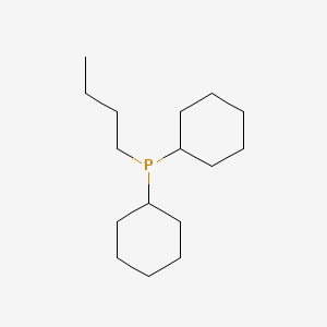 molecular formula C16H31P B11737720 Butyldicyclohexylphosphane 