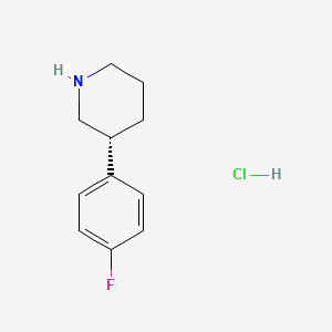 (3R)-3-(4-fluorophenyl)piperidine hydrochloride