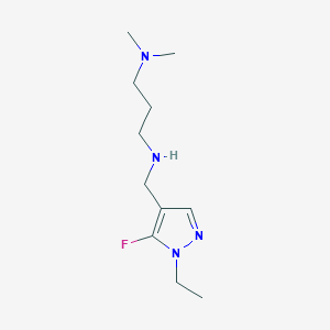 [3-(dimethylamino)propyl][(1-ethyl-5-fluoro-1H-pyrazol-4-yl)methyl]amine