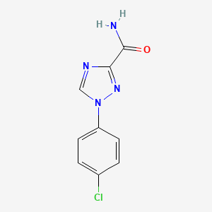 molecular formula C9H7ClN4O B1173782 1-(4-chlorophenyl)-1H-1,2,4-triazole-3-carboxamide 
