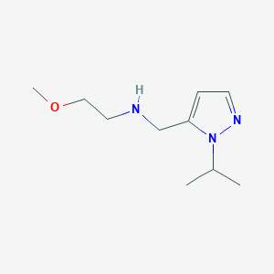 (2-methoxyethyl)({[1-(propan-2-yl)-1H-pyrazol-5-yl]methyl})amine