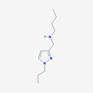 butyl[(1-propyl-1H-pyrazol-3-yl)methyl]amine