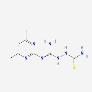 [N'-(4,6-dimethylpyrimidin-2-yl)carbamimidamido]thiourea