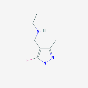 ethyl[(5-fluoro-1,3-dimethyl-1H-pyrazol-4-yl)methyl]amine