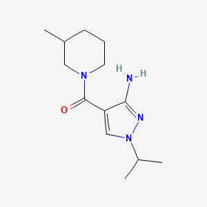 4-(3-methylpiperidine-1-carbonyl)-1-(propan-2-yl)-1H-pyrazol-3-amine