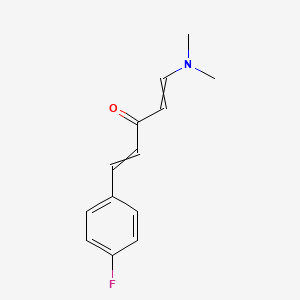 1-(Dimethylamino)-5-(4-fluorophenyl)penta-1,4-dien-3-one