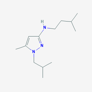 5-methyl-N-(3-methylbutyl)-1-(2-methylpropyl)-1H-pyrazol-3-amine