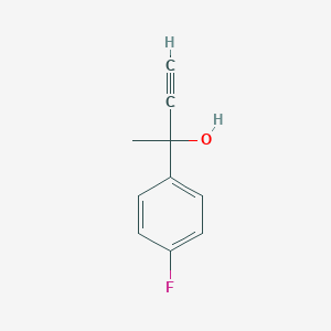 molecular formula C10H9FO B117382 2-(4-氟苯基)-3-丁炔-2-醇 CAS No. 159028-51-0