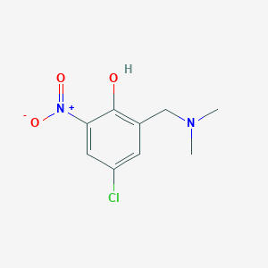 4-Chloro-2-[(dimethylamino)methyl]-6-nitrophenol