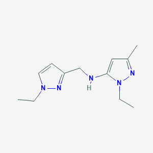 1-ethyl-N-[(1-ethyl-1H-pyrazol-3-yl)methyl]-3-methyl-1H-pyrazol-5-amine