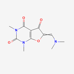 (E)-6-((Dimethylamino)methylene)-1,3-dimethylfuro[2,3-d]pyrimidine-2,4,5(1H,3H,6H)-trione