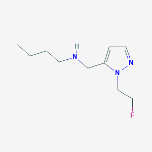 butyl({[1-(2-fluoroethyl)-1H-pyrazol-5-yl]methyl})amine