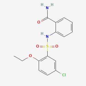2-(5-Chloro-2-ethoxybenzenesulfonamido)benzamide