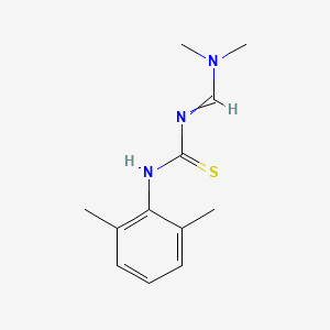 3-[(Dimethylamino)methylidene]-1-(2,6-dimethylphenyl)thiourea