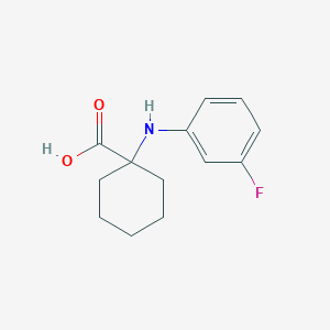 1-(3-Fluoro-phenylamino)-cyclohexanecarboxylic acid