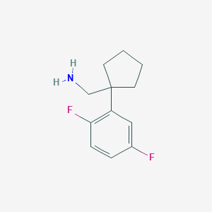 1-(2,5-Difluorophenyl)cyclopentanemethanamine