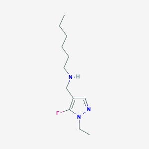 [(1-ethyl-5-fluoro-1H-pyrazol-4-yl)methyl](hexyl)amine