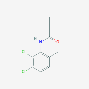 molecular formula C12H15Cl2NO B11738679 Propanamide, N-(2,3-dichloro-6-methylphenyl)-2,2-dimethyl- 