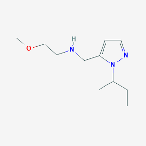 {[1-(butan-2-yl)-1H-pyrazol-5-yl]methyl}(2-methoxyethyl)amine