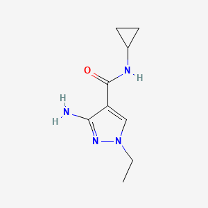 3-Amino-N-cyclopropyl-1-ethyl-1H-pyrazole-4-carboxamide