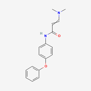 molecular formula C17H18N2O2 B11738725 3-(dimethylamino)-N-(4-phenoxyphenyl)prop-2-enamide 