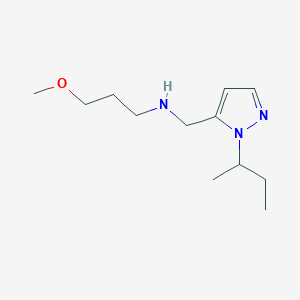 {[1-(butan-2-yl)-1H-pyrazol-5-yl]methyl}(3-methoxypropyl)amine