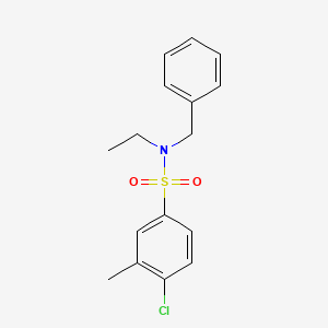 N-benzyl-4-chloro-N-ethyl-3-methylbenzenesulfonamide