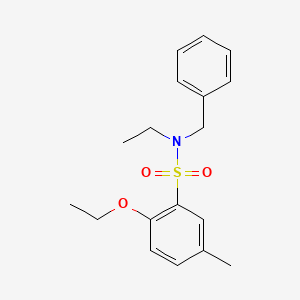 N-benzyl-2-ethoxy-N-ethyl-5-methylbenzenesulfonamide