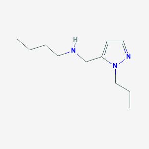 butyl[(1-propyl-1H-pyrazol-5-yl)methyl]amine