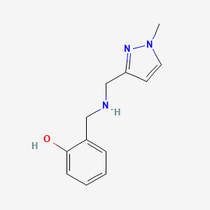 2-({[(1-Methyl-1H-pyrazol-3-YL)methyl]amino}methyl)phenol