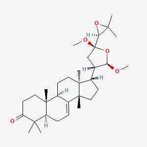 molecular formula C32H50O5 B1173891 21,23:24,25-Diepoxy-21,23-dimethoxytirucall-7-en-3-one CAS No. 1351617-74-7
