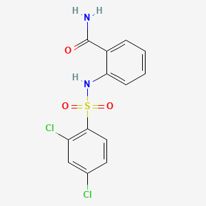 molecular formula C13H10Cl2N2O3S B1173894 2-(2,4-Dichlorobenzenesulfonamido)benzamide 