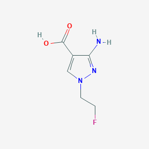 3-Amino-1-(2-fluoroethyl)-1H-pyrazole-4-carboxylic acid