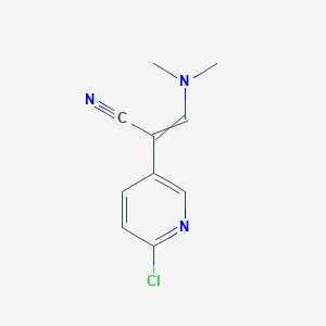 2-(6-Chloropyridin-3-yl)-3-(dimethylamino)prop-2-enenitrile