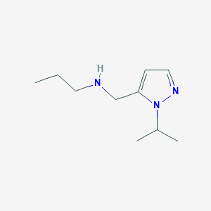 {[1-(propan-2-yl)-1H-pyrazol-5-yl]methyl}(propyl)amine