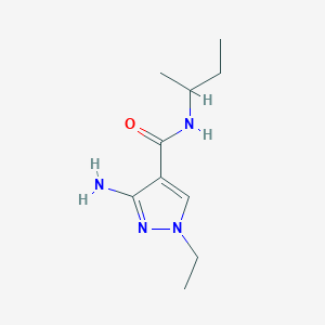 3-amino-N-(butan-2-yl)-1-ethyl-1H-pyrazole-4-carboxamide