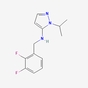 N-[(2,3-difluorophenyl)methyl]-1-(propan-2-yl)-1H-pyrazol-5-amine