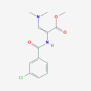 Methyl 2-[(3-chlorophenyl)formamido]-3-(dimethylamino)prop-2-enoate