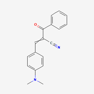 2-Benzoyl-3-[4-(dimethylamino)phenyl]prop-2-enenitrile