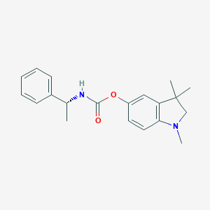 molecular formula C20H23N2O2- B117392 5-(1,3,3-三甲基吲哚基)-N-(1-苯乙基)氨基甲酸酯 CAS No. 149312-52-7