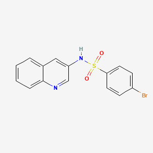 4-bromo-N-(3-quinolinyl)benzenesulfonamide